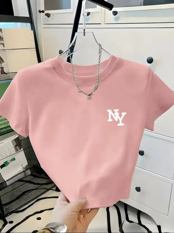 Pulóver corto de mujer