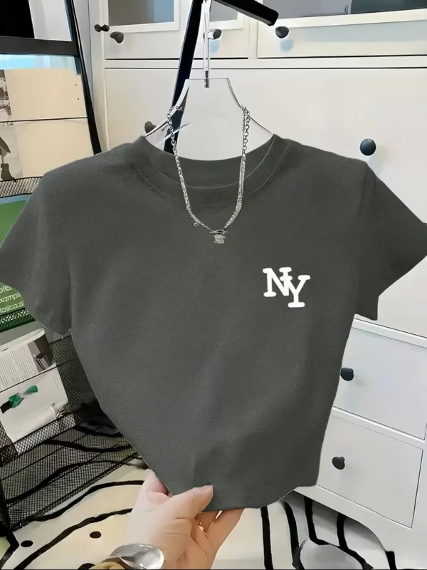 Pulóver corto de mujer