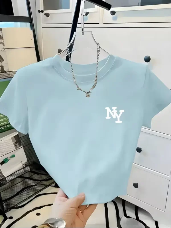 Pulóver corto de mujer