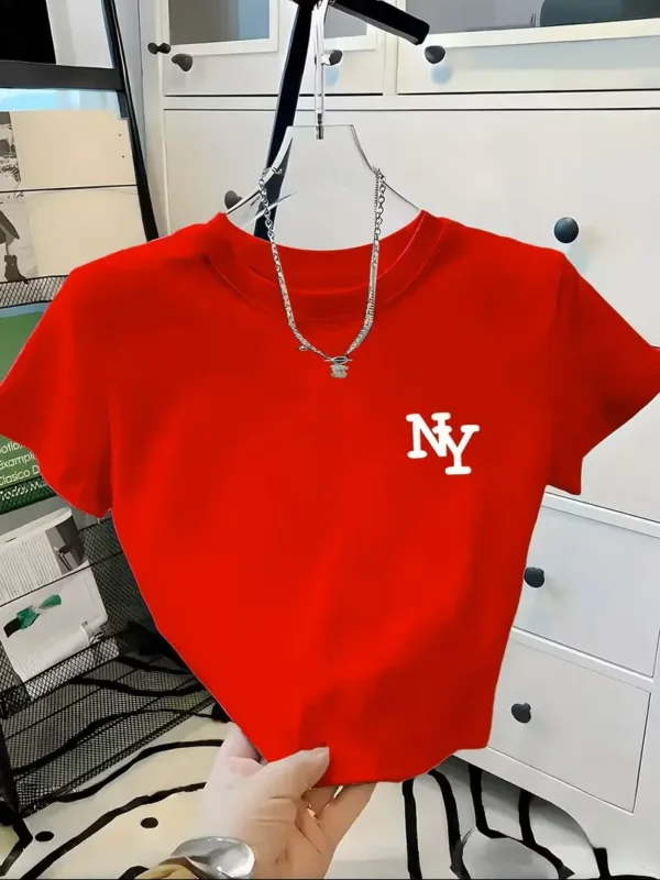 Pulóver corto de mujer